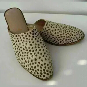 SSako Cheetah Print mules size 8